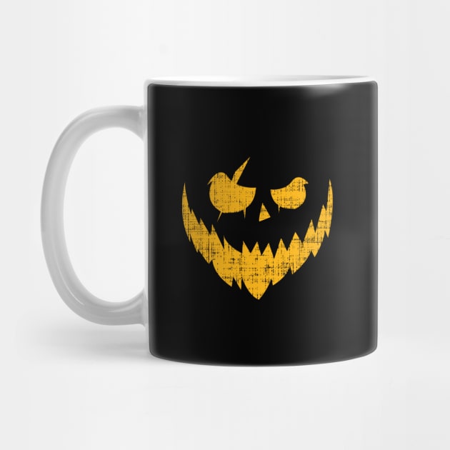 Halloween Pumpkin Creepy Smile Shirt by Yazdani Hashmi